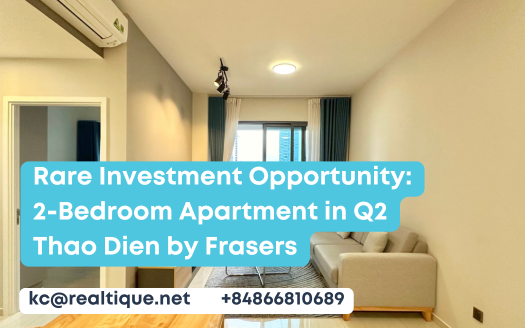 2 Bedroom Apartment in Q2 Thao Dien by Frasers