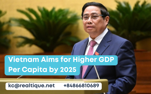 Vietnam Aims for Higher GDP Per Capita by 2025