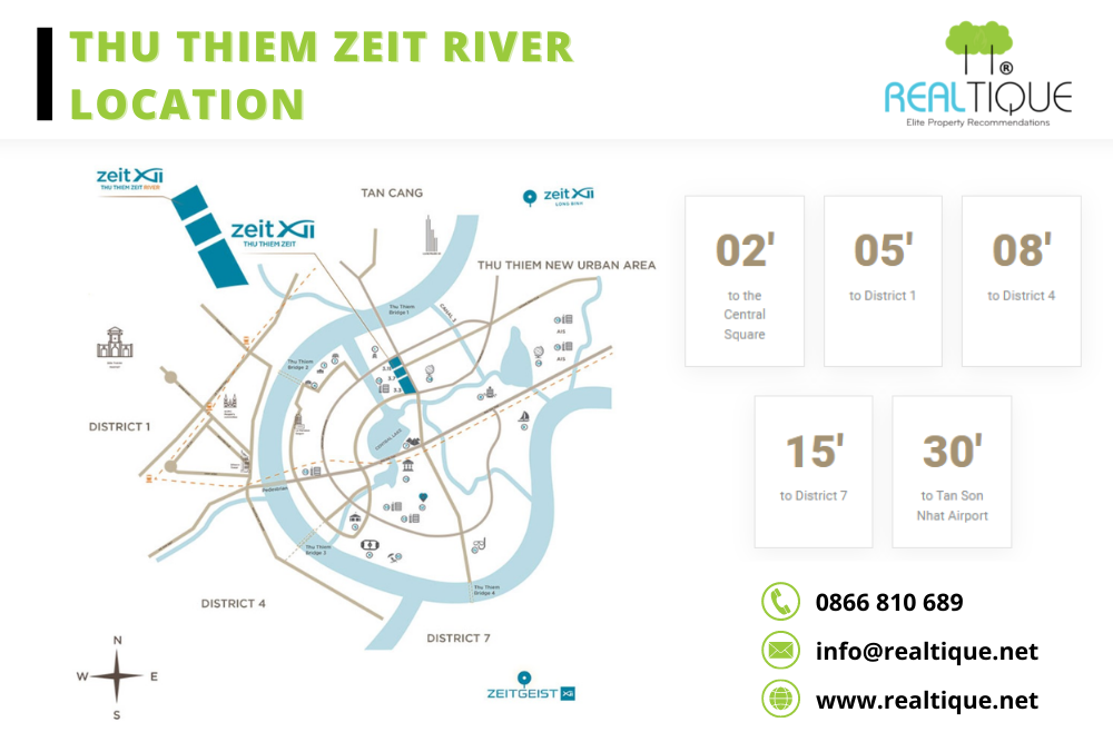 Thu Thiem Zeit River location